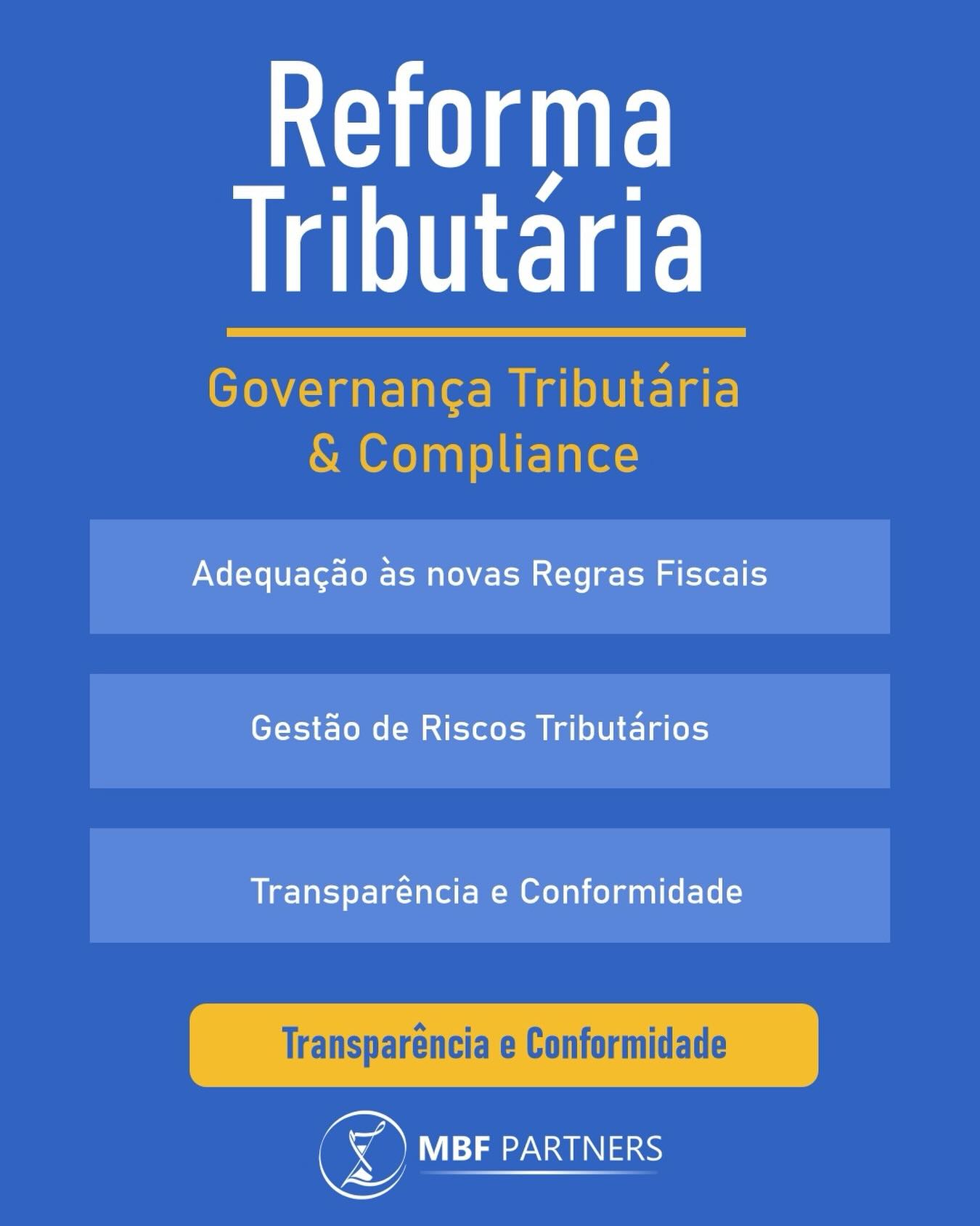 Com o avanço da Reforma Tributária, o ambiente fiscal brasileiro está se tornando mais transparente, digital, automatizado e intolerante a falhas. O “jeitinho”, os ajustes improvisados e a gestão reativa ficaram para trás.

No novo modelo, empresas precisarão de processos claros, controles sólidos e uma cultura de compliance integrada a todas as áreas.
🔹 Riscos serão autuados
🔹 Cobranças serão mais precisas e automatizadas
🔹 Erros deixarão de aparecer anos depois — serão imediatos
🔹 A competitividade dependerá diretamente da maturidade tributária

Empresários e gestores que se anteciparem a essa transformação ganharão previsibilidade, segurança e mercado. Os que não se adaptarem enfrentarão um ambiente rigoroso e cada vez menos tolerante ao improviso.

💡 “Governança tributária não é pagar imposto. É entender o sistema, documentar, justificar, integrar processos e tomar decisões sustentadas em dados.” — Marcos Françóia

📌 Artigo completo disponível https://mbfagribusiness.com/marcos-francoia-reforma-tributaria-brasileira/
Uma leitura fundamental para quem deseja navegar com segurança no novo modelo fiscal brasileiro.
