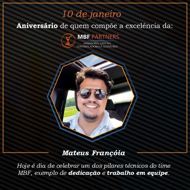 🎉 Uma data para comemorar na MBF.
Hoje comemoramos o aniversário do Mateus Françóia, um profissional essencial para a nossa equipe.
Parabéns, Mateus! Que não faltem conquistas, saúde e sucesso em sua trajetória! 🎂🎊