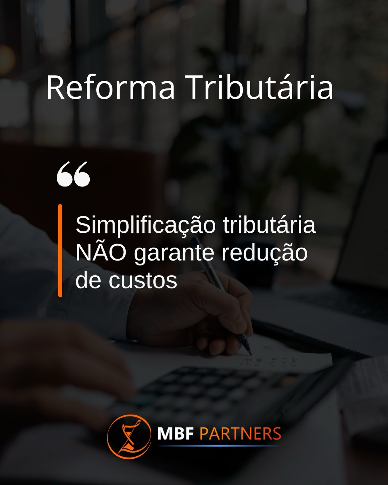 A Reforma Tributária propõe a simplificação do sistema, substituindo diversos tributos por um novo modelo. No entanto, reduzir a quantidade de impostos não significa, automaticamente, reduzir os custos ou os preços praticados pelas empresas.

O impacto real da mudança depende de fatores como setor de atuação, estrutura operacional, cadeia produtiva e aproveitamento de créditos. Por isso, compreender a Reforma Tributária vai além do discurso de simplificação e exige análise prática e estratégica.

👉 Acompanhe a série Reforma Tributária na Prática.