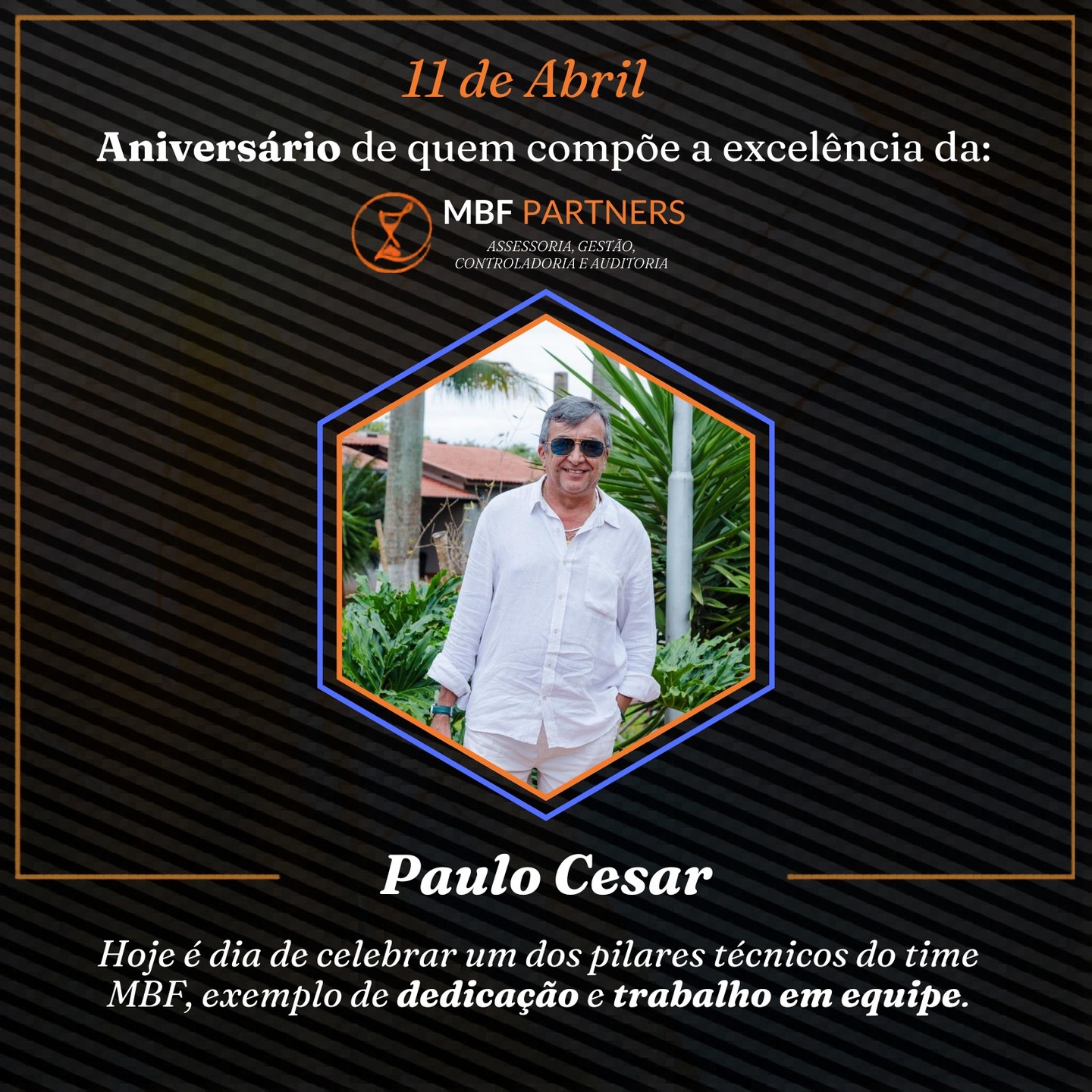 🎉 Hoje é dia de celebrar mais um ano de vida de um integrante importante da nossa equipe!

A MBF Partners deseja um feliz aniversário, repleto de saúde, conquistas e momentos especiais. Que este novo ciclo seja marcado por crescimento, realizações e muitas oportunidades.

Agradecemos pela dedicação e por fazer parte da nossa história. Conte sempre conosco nessa caminhada!

Parabéns! 🎂🎈